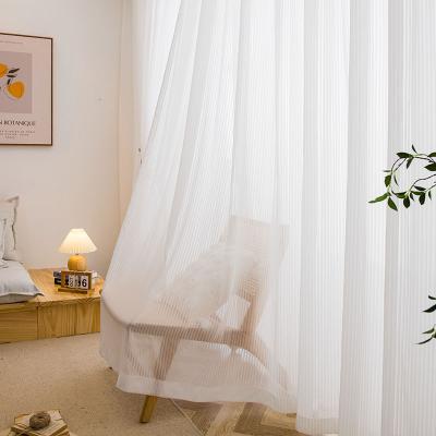 China Decoration Innermor Drops Curtain For Living Room Sheer White Curtains For Kitchen Sheer Porcelain Cheap Curtains for sale