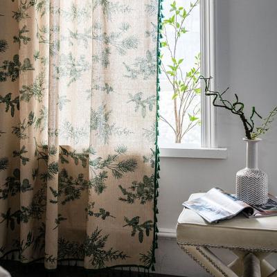 China Custom Geometric Print Home Window Curtains Nordic Simplicity Curtain Living Room Bedroom Decor Polyester Home Window Curtains odern Decoration for sale