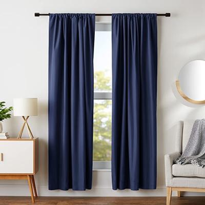 China Blackout Blackout Window Curtain And Fabric Blackout Solid Color for sale