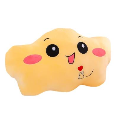 China Custom Plush Toy Kawaii Cloud Plush Pillow Cartoon Plush Toy Expression Cloud Sleep Cushion Doll Creative Birthday Gift New for sale