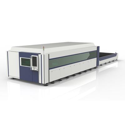 China Heavy Duty Laser Cutter Machine 1000W 2000W 3000w Fiber Laser Metal Laser Cutting Machine With 1530 Auto Exchange Working Table for sale