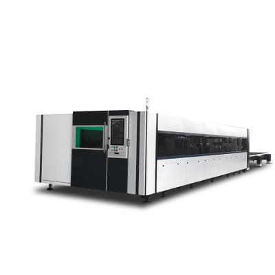 China Laser CUTTING laser cutter machine with interchange shuttle double table JLMD3015/4020/6020 for carbon steel for sale