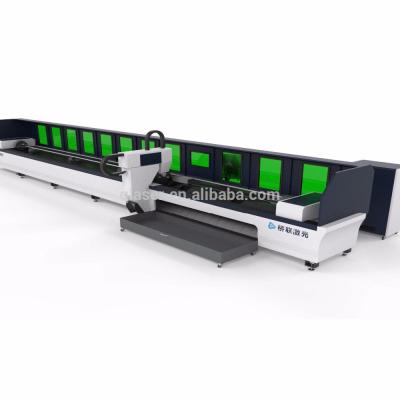 China Laser CUTTING fiber laser cutting Square&round tube which equipped electronics-chunk (20-220mm) easily cutting pipe with2years warranty for sale