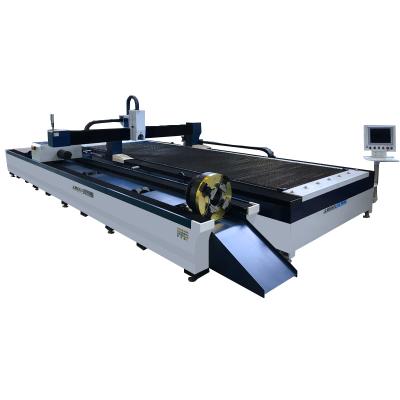 China 2021 laser cutting metal tube laser cutting machine cnc tube length 6000mm laser power 1kw to 6kw with raycus for sale