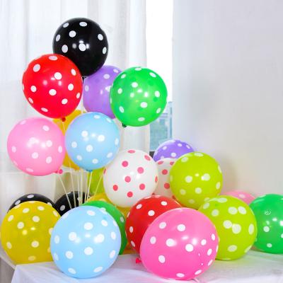 China Gift toy 12inch dot latex balloons for birthday wedding party decorations globos latex balloon wholesale for sale