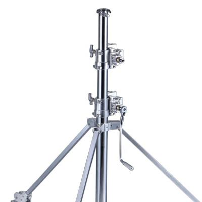 China Heavy Duty 6m Video Camera Video-audio Film Camera Accessories Stainless Steel Studio Photography Tripod Light Shooting Stand for sale