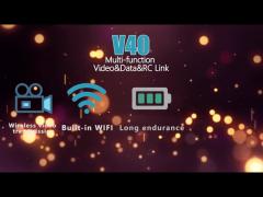 V40 multi function  video&data&RC link for drone(6800mAh）