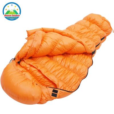 China Mummy MP Kids Caterpill Ultralight Sleeping Bag For Kids Goose 400g (0.88lb) Down Fill Outdoor Camping for sale