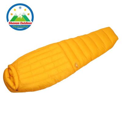 China 450g (1lb) Portable Ultralight Filling Sleeping Bag Guest 95% Outdoor Alpine Goose Down Traveler Camping Sleeping Bag Compression Sack Mummy 1 [5℃~0℃] for sale