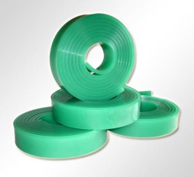 China Green Color Silk Screen Printing Squeegee High Solvent Resistant Fabrics Printing Raw Material for sale