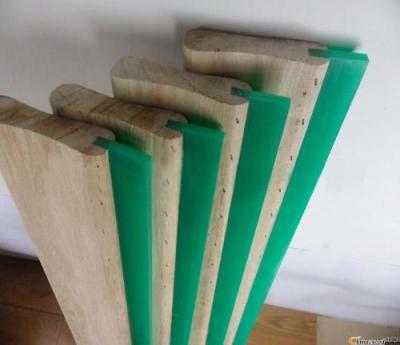 China Silk Screen Printing Squeegee Blade with Wooden Handle for Silk Screen Printing for sale