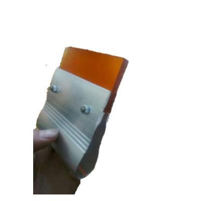 China Good Solvent Screen Printing Aluminum Handle Rubber Squeegee for sale