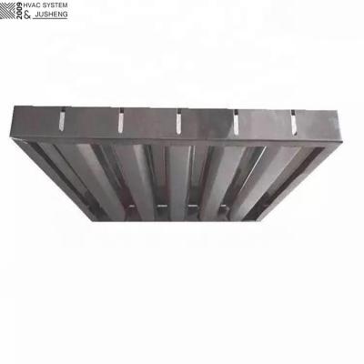 China Factory Price Outdoor 304 Stainless Steel Baffle Type Grease Filter16inch Stainless Frame For Kitchen Ventilation System for sale