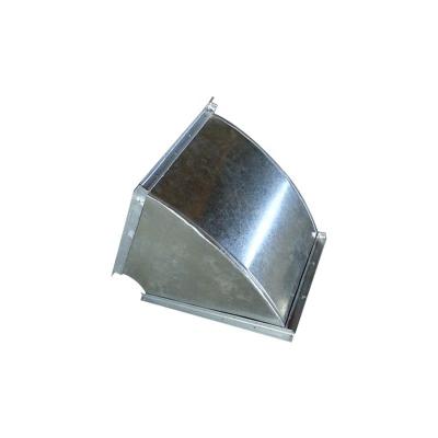 China Air Conditioning Unit Duct Galvanized Steel Duct Pipe Fitting Elbow 45 Bend For Ventilation System for sale