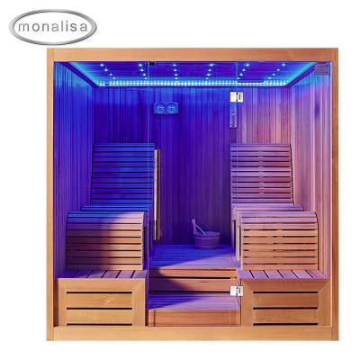 China Wholesale Fir Steam Sauna Factory Wooden Sauna Rooms Modern Luxury Indoor Wood Steam Dryer for sale