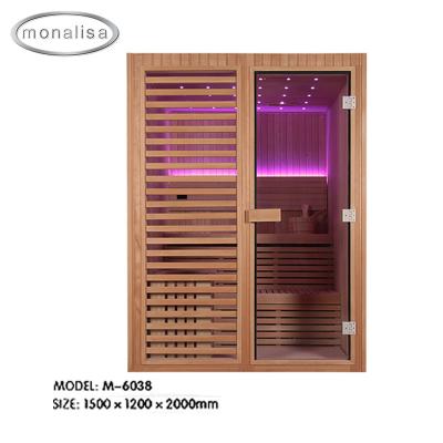 China New Design Guangdong Luxury Indoor Wooden Sauna Rooms Shower Room Modern Dry Steam Sauna for sale