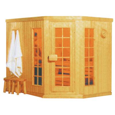 China Computer Control Panel Computer Control Sauna Room Dry Steam 2.4m Infrared Indoor Sauna Room Cedar Wood Sauna Room for sale