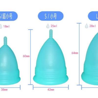 China Customized Breathable Logo Disposable Menstrual Cup for sale