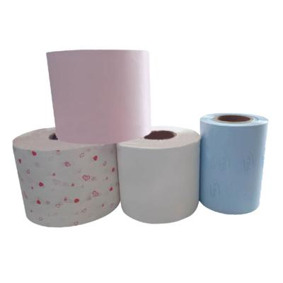 China Hygiene Raw Material PE Moisture Proof Film Backsheet For Sanitary Napkins Diapers Underpads for sale