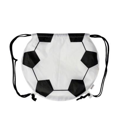 China Waterproof 210D Nylon The Soccer Ball Golf Ball Tennis Ball Basketball Football Drawstring Backpack Sports Drawstring Bag for sale