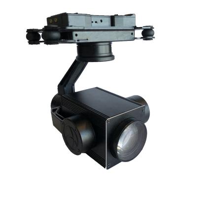 China PAN-TILT 30 Zoom Optical Gimbal + 2.4G 10km Wireless Video Transfer + 3-Axis Stabilizer + PADS Display and Control for Survey/Surveillance for sale