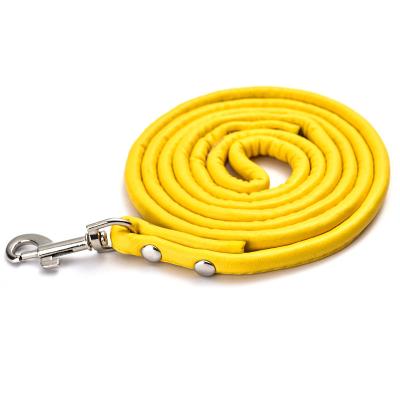 China Hot Selling Small Stocked Cheap Medium Pu Cat Puppy Leash Solid Color Pet Lead for sale