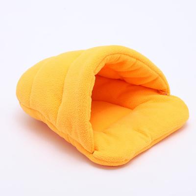 China Stocked Online Hot Sale Fleece Slipper Style Machine Wash Surrounded Cat Cave Puppy Dog Bed Pet Bed Room for sale