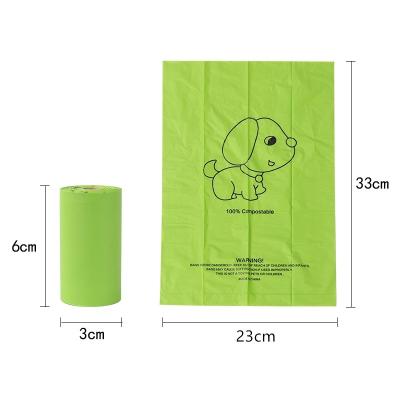 China Stored Waste Biodegradable Pet Dispenser Bag Compostable Dog Poop Bag Compostable Bag for sale