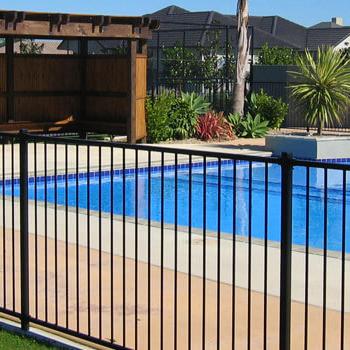 China High Security Pool Metal Barrier Easily Assembled Aluminum Barrier Pool Security Fence for sale