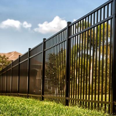 China Easily Assembled Aluminum Yard Fence Popular Fence Ideas For Gardens Protecting Metal Garden Fence With Modern Styles for sale