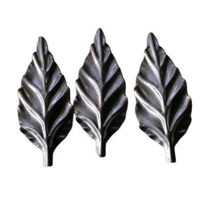 China Easily Assembled Wrought Iron Flower and Leaves Stamping Leaves Flower Petal Stamping Leaf for Wrought Iron Door Decoration for sale