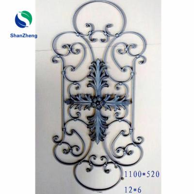 China Easily Assembled Forged Decorative Cast Iron Wrought Iron Fittings For Fence And Gate for sale