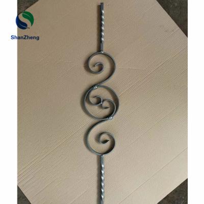 China Easily Assembled Decoration Forged Stair Railing Balusters for sale