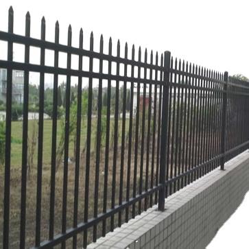 China Easily Assembled Decorative Wrought Iron Metal Fence For Residential Use for sale