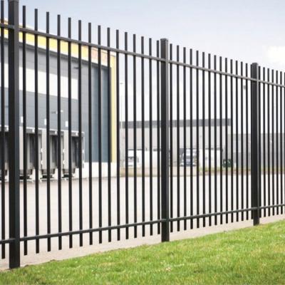 China High Security Wrought Residential Ornamental Iron Fence Easily Assembled Decorative Wrought Iron Picket Fence for sale