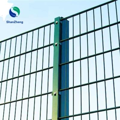 China Easily Assembled Double Iron Bars Germany Mesh Fence 2D Mesh Net Fence For Factory Industry Ground Park for sale