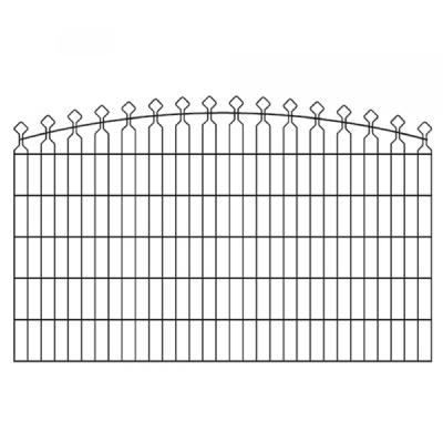 China Modern Outdoor Double 2D Wire Rod Easily Assembled Arco Recto Wave Arco+Wave Fence Mesh Good Quality Deco Yard Fence for sale