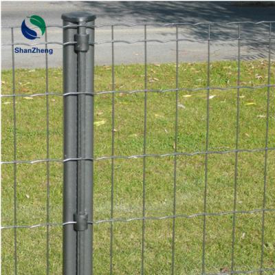 China Easily Assembled PVC Euro Fence Holland Plastic Coated Welded Fencing Mesh Garden Border Soft Rolls Netting for sale