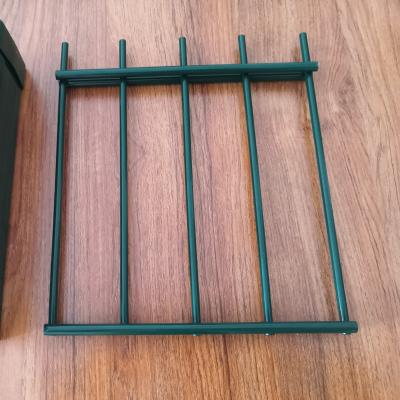 China Fence 2D Double Wires Welded Mesh Fence Panel Twin Bars Garden Fence European Style Metal Fence for sale