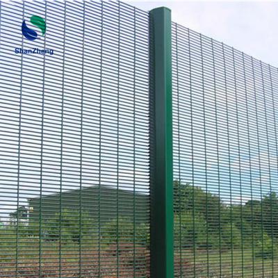 China Easily Assembled High Security Welded 358 Mesh Fence Climb System 1/2