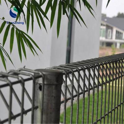 China Easily Assembled BRC Reinforced Triangle Bends Mesh Panel Welded Wire Fence Security Metal Fencing Construction Factory Ground Yard Safe for sale