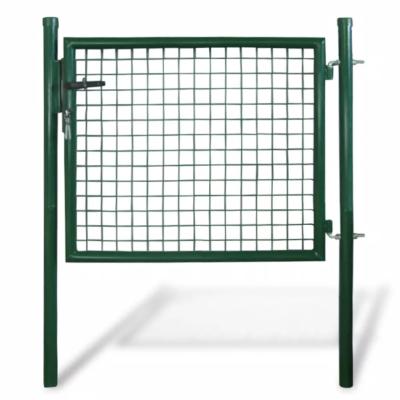 China Easily Assembled Type Modern Garden Design Europe Fence Metal Garden Gate for sale