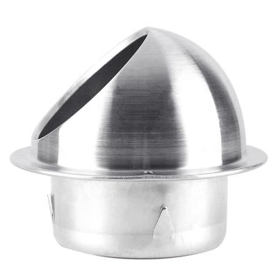 China Fresh Air Rainproof System Mouth Air Vent Outer Wall Hood Stainless Steel Hood High Efficiency Chain Exhaust Windproof Hood for sale