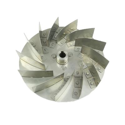 China Fan Impeller Lost Wax Casting Pump Impeller Cast Steel Pump Casing Water Customized Non Standard Hydraulic for sale