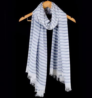 China Soft Comfortable High Quality Stripe Pattern Modal Fabric Tank Top Scarf Factory Best Factory for sale