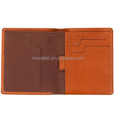 China 2015 Leather Hot Selling RFID Blocking Men's Thin Thin Genuine Leather Wallet for sale