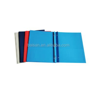 China Office Two-pocket Paper Folders With 3 Holes Paper Document File Holder for sale