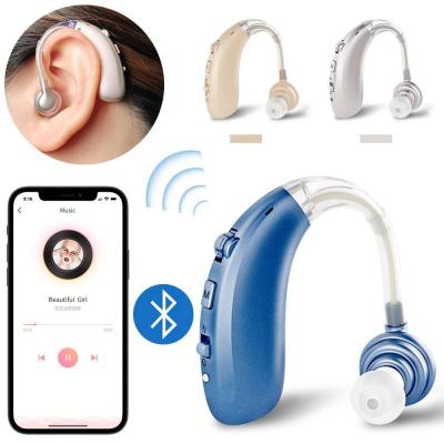 China Rechargeable Hearing Loss People AXONE Manufacturers Bte Tooth Ear Blue Hearing Aids For Hearing Loss Deaf Sound Amplifier A-360 for sale