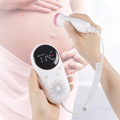 China Build-in Super High Quality Home Portable Fetal Doppler Monitor Baby Heart Sound Detector Speaker for sale