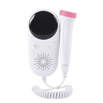 China Built-in Speaker 2.5MHz Battery LED Display Handheld Manual Electronic Fetal Doppler Easy Use Fetal Doppler for sale